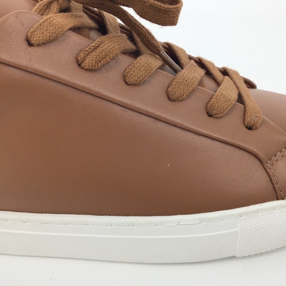 Kurt Geiger London NWOT Tan Leather Trainers, M7/W9 - Picture 16 of 16